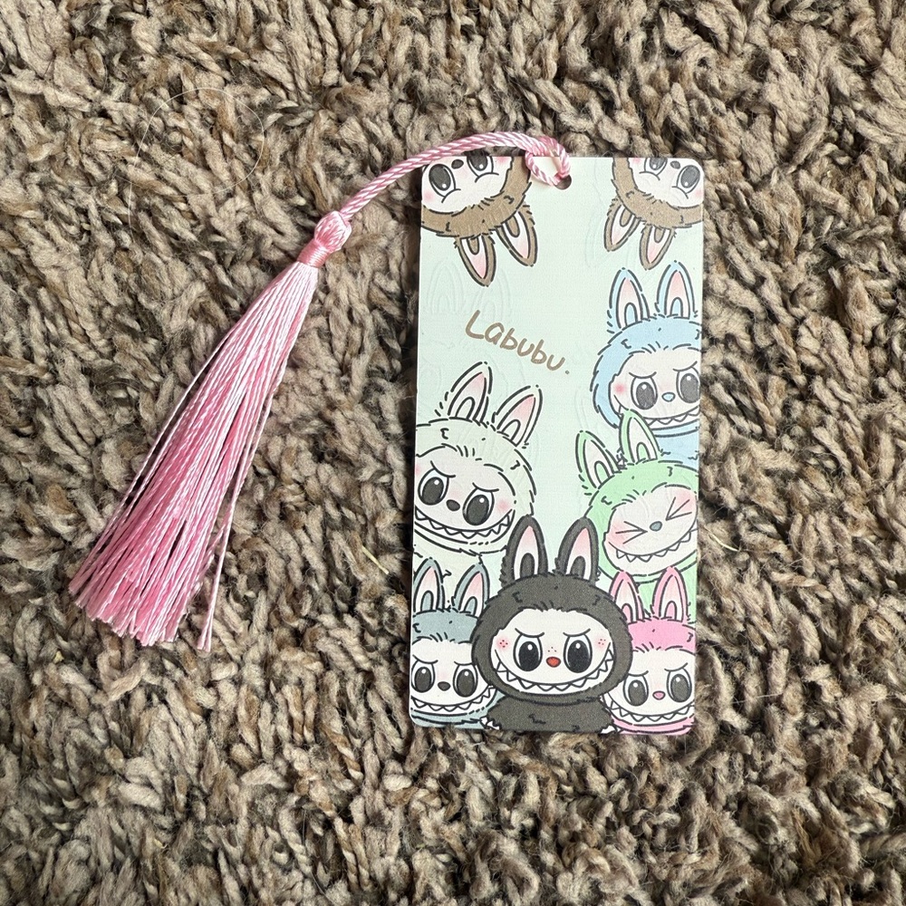Labubu With Friends Bookmark, Beige Color